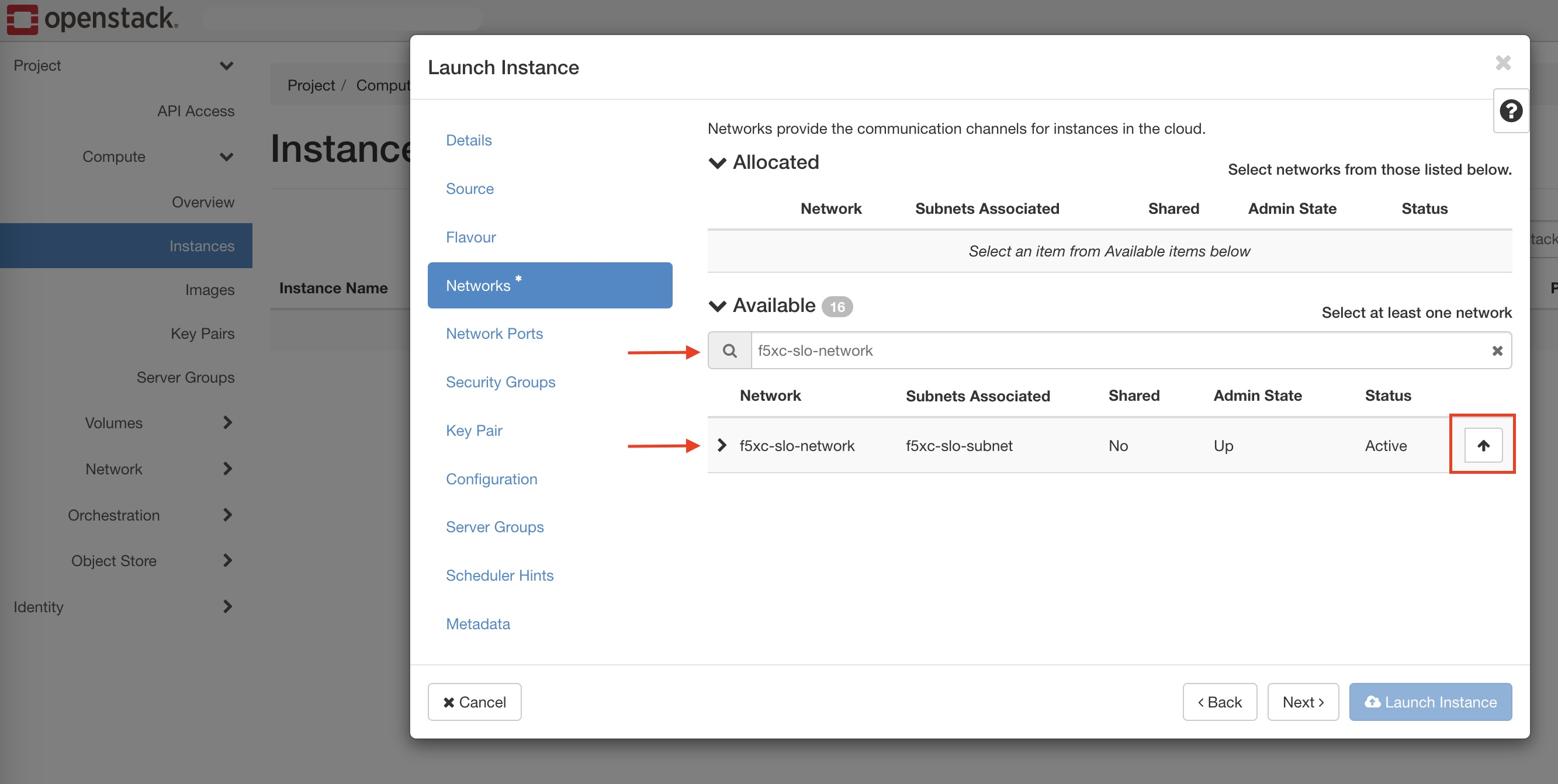 Figure: Instance Network