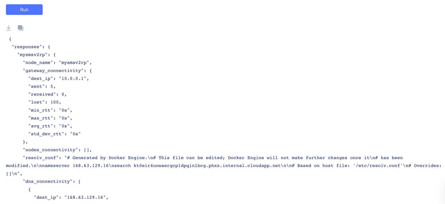 Figure: Command Output