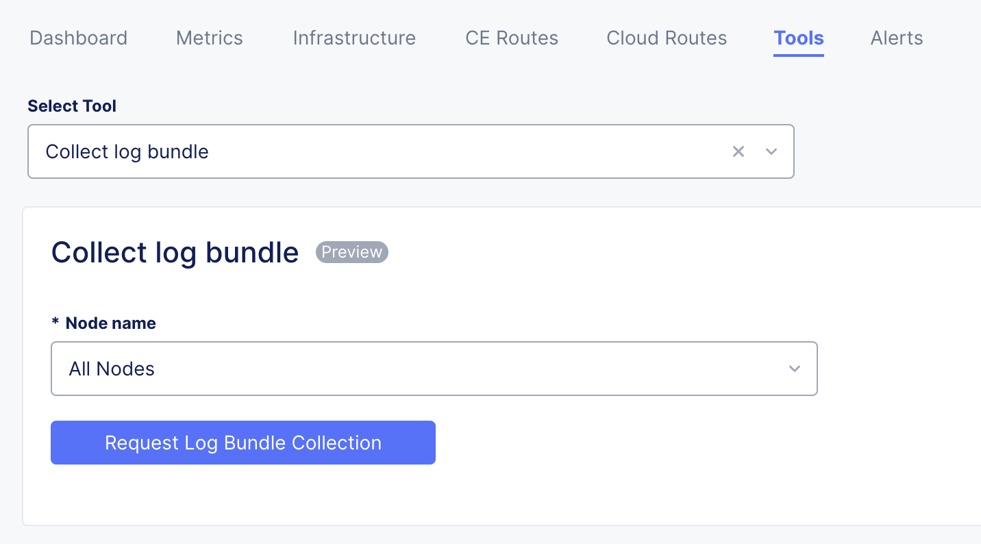 Figure: Debug log bundle